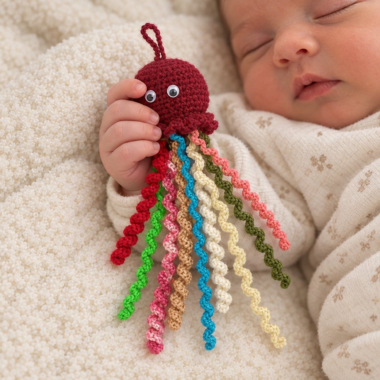 octopus_baby_hand عروسک بندناف نوزادی