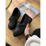 کفش کالج لژدار زنانه مدل بغل پاپیون - تصویر 6