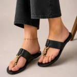 صندل زنانه مدل لاانگشتی YSL - تصویر 3