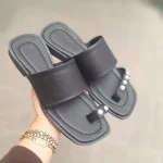 صندل زنانه مدل انگشتی مرواریدی تا به تا - تصویر 6
