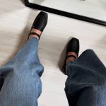 کفش کالج زنانه مدل دو بند تخت - تصویر 5
