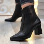 نیم بوت پاشنه دار زنانه مدل ژاله - تصویر 2