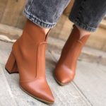 نیم بوت پاشنه دار زنانه مدل ژاله - تصویر 8