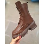 بوت لژدار زنانه مدل بندی بغل زیپ - تصویر 5