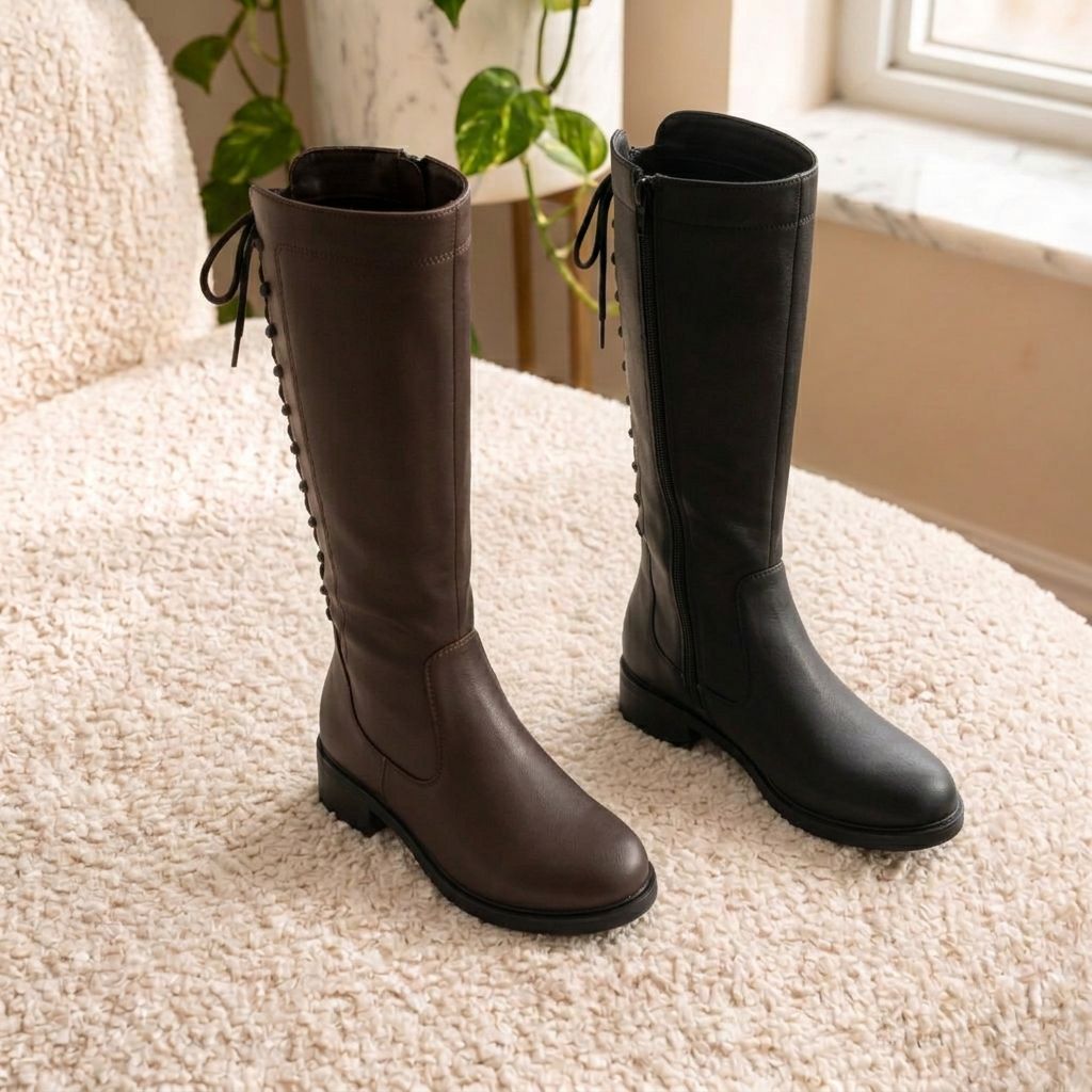 boots_on_sofa_larger بوت بلند زنانه مدل پشت بندی بغل زیپ