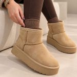 نیم بوت لژدار زنانه مدل آگ UGG - تصویر 5