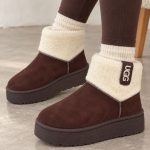نیم بوت زنانه مدل آگ UGG دور خز - تصویر 3