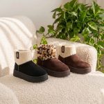 نیم بوت زنانه مدل آگ UGG دور خز