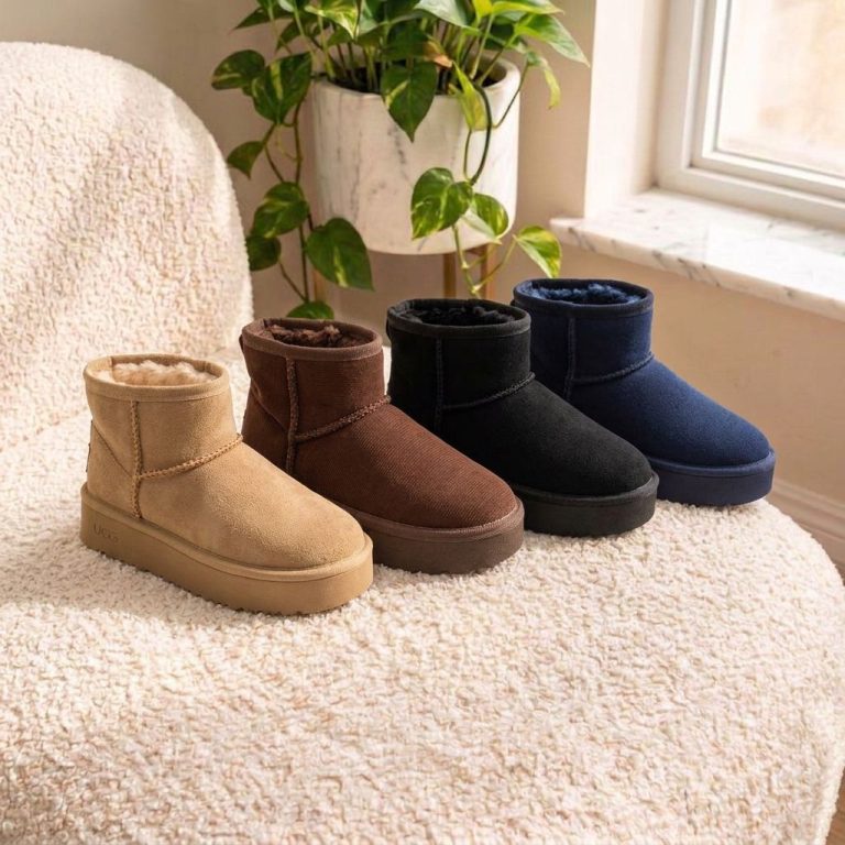 نیم بوت لژدار زنانه مدل آگ UGG
